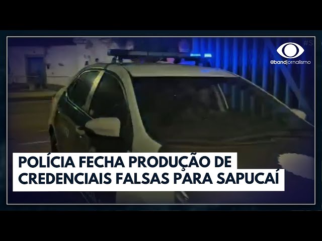 Polícia fecha central clandestina de produção de credenciais no RJ