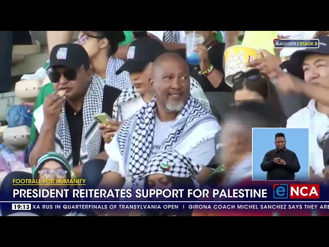 Palestinian national football team playing in Cape Town