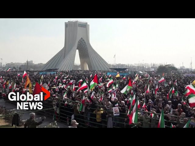 Iran marks 45th anniversary of Islamic Revolution with calls to "expel Israel from UN"