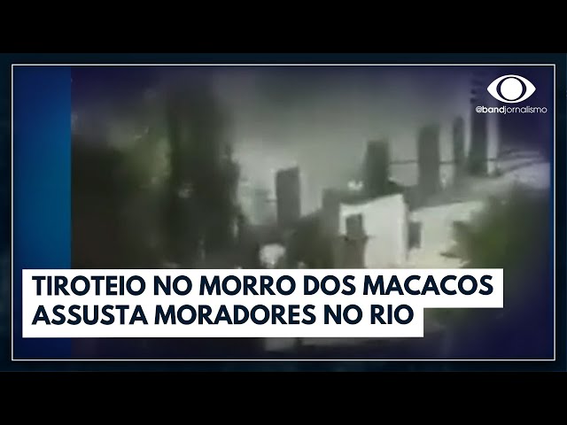 Tiroteio no Morro dos Macacos assusta moradores do Rio de Janeiro