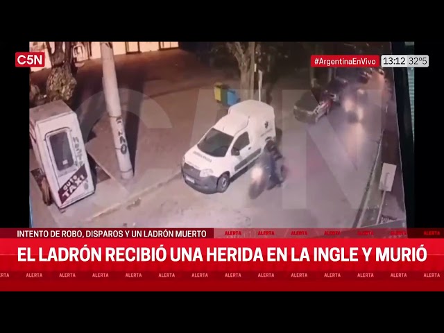 MERLO: INTENTO de ROBO, DISPAROS y un LADRON MUERTO