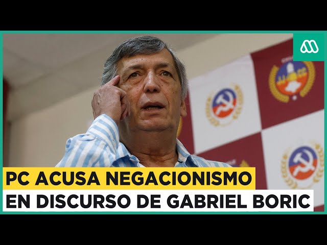 Partido Comunista acusa negacionismo de Boric por discurso en el funeral de Sebastián Piñera