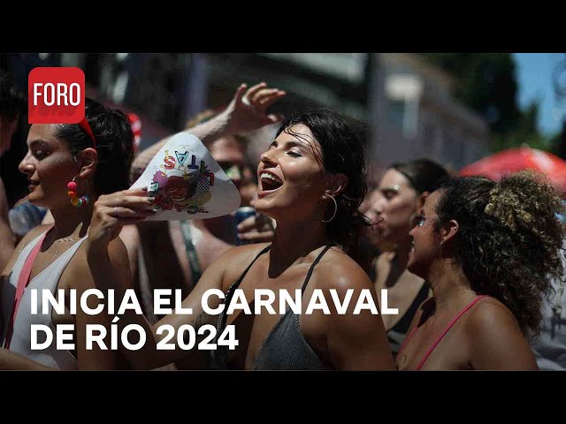 Así inició el carnaval de Río de Janeiro 2024 - Las Noticias