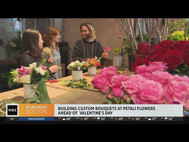 Cambridge flower shop offers custom bouquet building