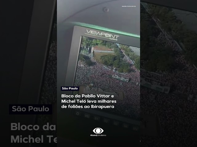 Bloco da Pabllo Vittar e Michel Teló leva milhares de foliões ao Ibirapuera #shorts