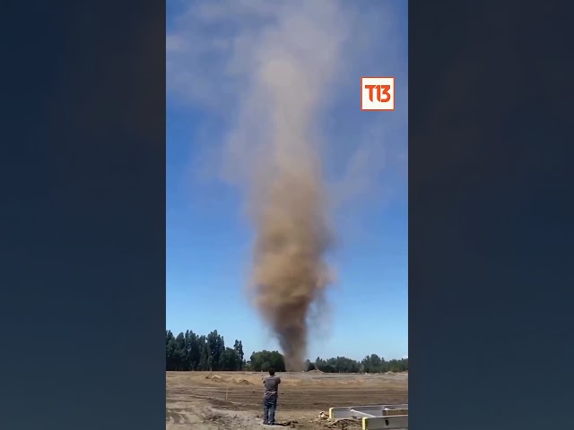 “Dust devil”: Captan remolino de polvo en Los Ángeles