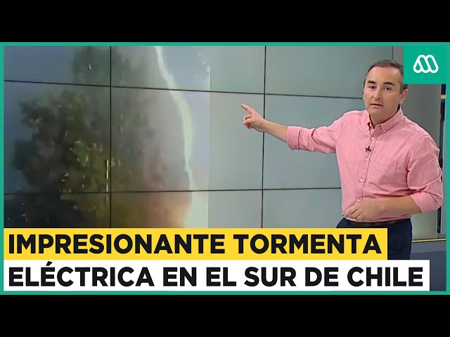 Impactantes tormentas en el sur: Videos registran impresionantes relámpagos