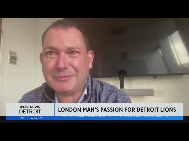 A London man's passion for the Detroit Lions