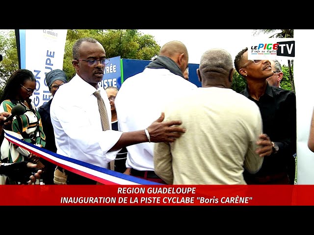 ⁣RÉGION GUADELOUPE : Inauguration de la Piste Cyclable "Boris CARÈNE"