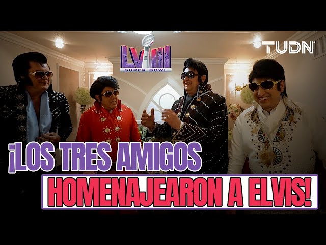 ¡LOS TRES AMIGOS COMO NUNCA LOS HABÍAS VISTO! ¡REVIVIERON A ELVIS! | TUDN