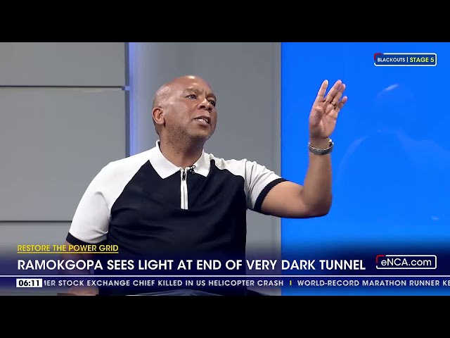 Ramokgopa sees light at end of very dark tunnel