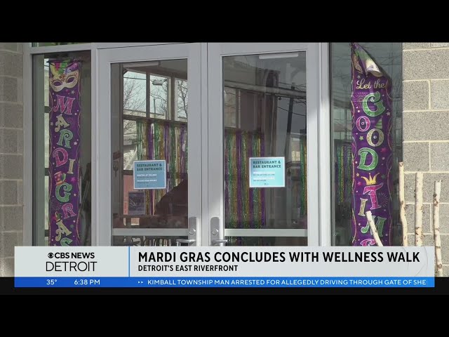 Mardi Gras concludes with wellness walk