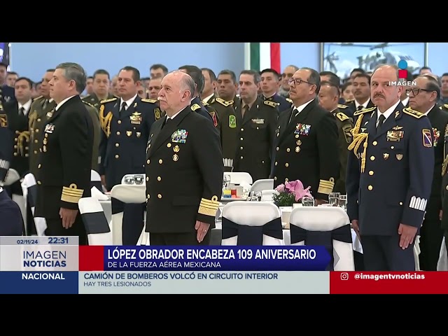 López Obrador encabeza 109 aniversario de la Fuerza Aérea Mexicana | Enrique Sánchez