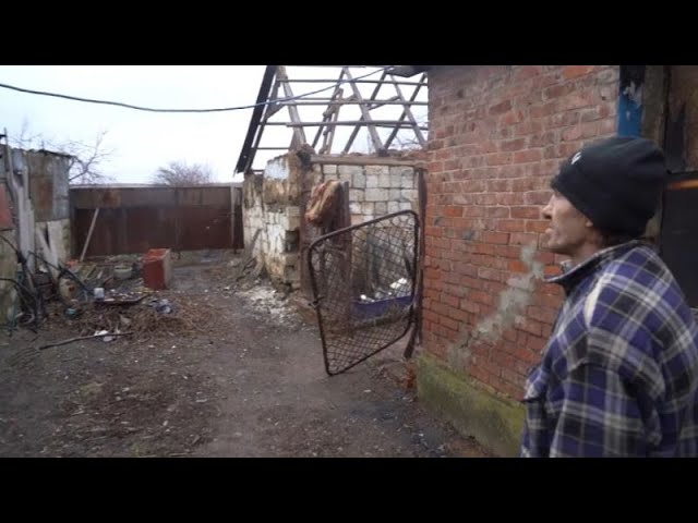 En Ukraine, dans la région de Donetsk, des habitants refusent de quitter leurs maisons