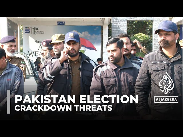 Pakistan election: Crackdown threats as PTI protests ‘rigging’