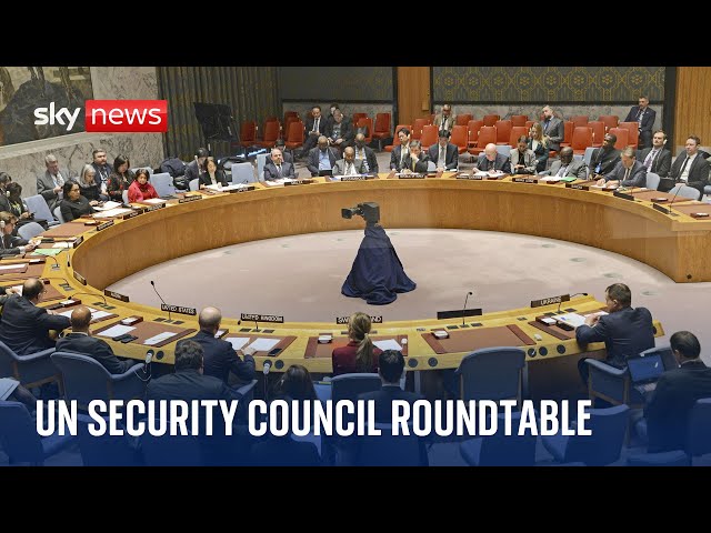 Watch live: UN Security Council roundtable on threats to international peace