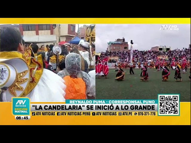 Puno: Fiesta de "La Candelaria" se inició a lo grande