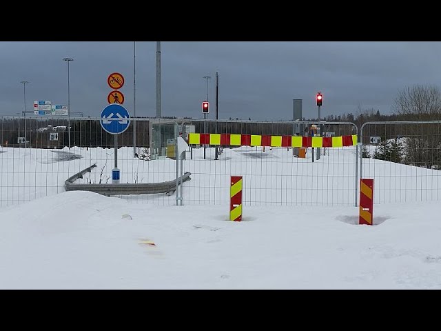 A lo largo de la frontera cerrada entre Finlandia y Rusia