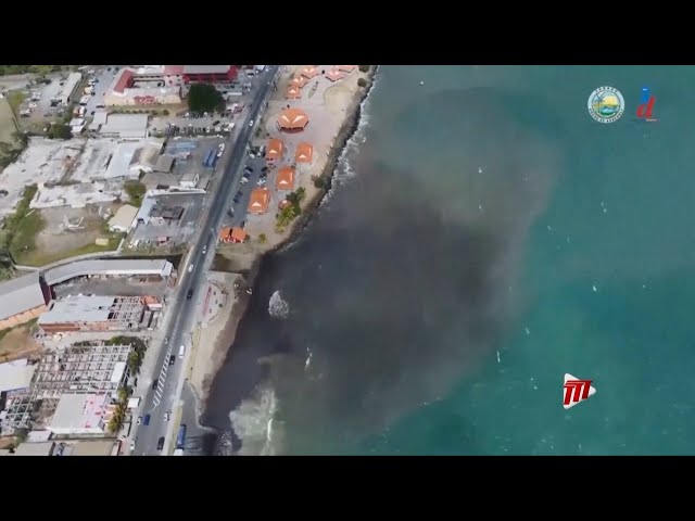 Trinidad and Tobago working to clean oil-like spill