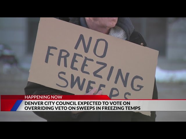 City council could override mayor's vote on freezing sweeps