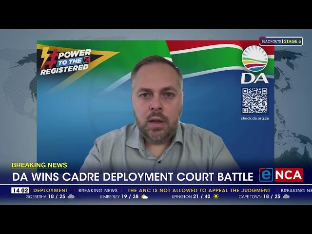 DA wins cadre deployment court battle