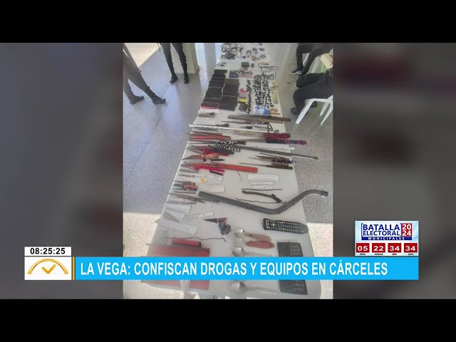 #ElDespertador: Confiscan droga y equipos en cárceles de La Vega