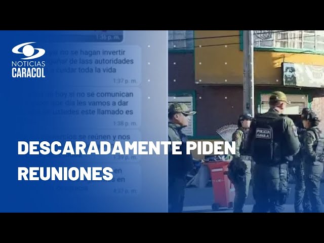 Extorsionistas en Bogotá siguen amenazando a comerciantes: “No los van a cuidar toda la vida”