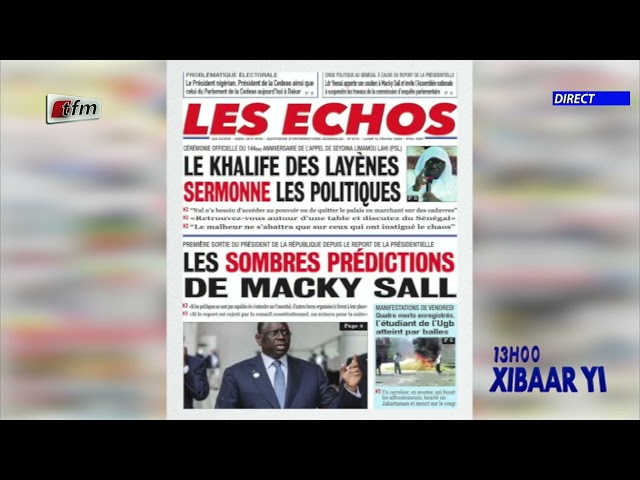 Revue de Presse du 12  Février 2024 présenté par Mamadou Mouhamed Ndiaye