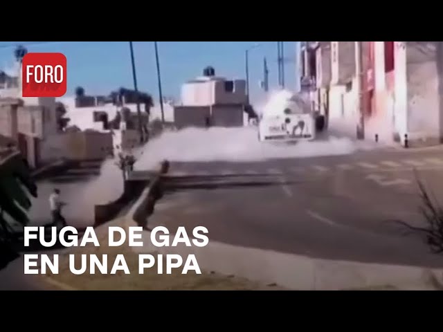 Evacuan casas y escuela por fuga de gas, Puebla - Expreso de la Mañana