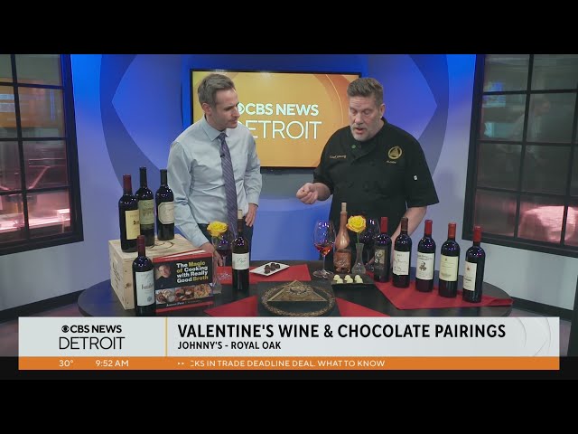 Valentine's wine and chocolate pairings