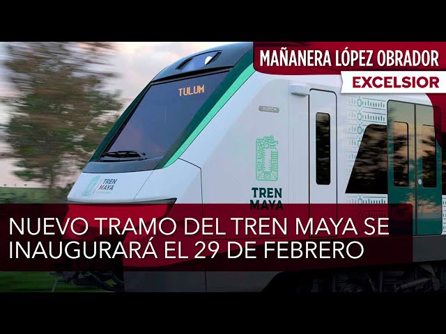 Nuevo tramo del Tren Maya que se inaugurará tendrá horario especial para trabajadores