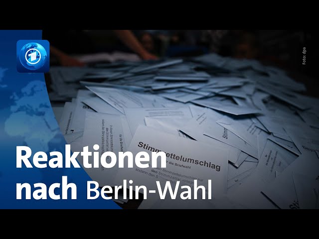 Gemischte Reaktionen nach Berlin-Wahl