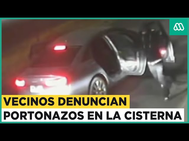 Vecinos de La Cisterna denuncian violentos portonazos: Sujetos armados amenazan a víctimas