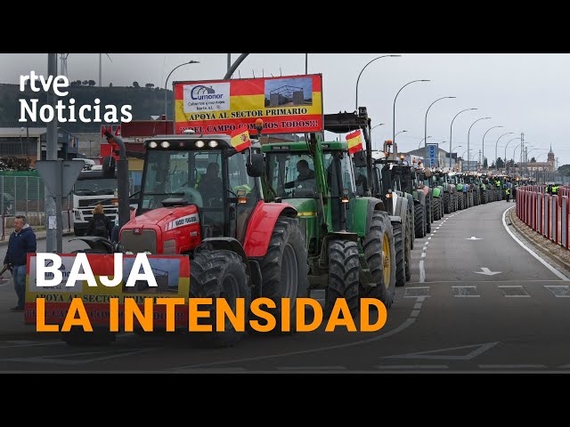 PROTESTAS CAMPO: SÉPTIMA JORNADA en la que se SUMAN TRANSPORTISTAS con un PARO INDEFINIDO | RTVE