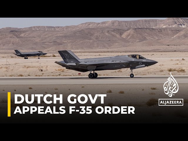 Dutch government to appeal court order to halt export of F-35 jet parts to Israel