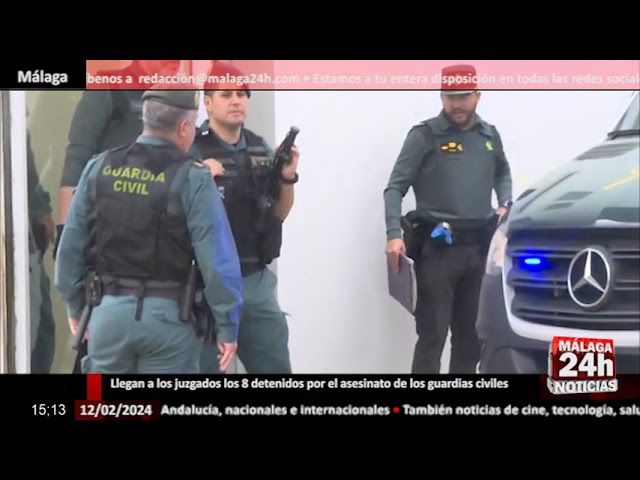 Noticia - Llegan al juzgado de Barbate los ocho detenidos por el asesinato de los guardias civiles