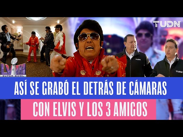 ¡DETRÁS DE CÁMARAS: LOS TRES AMIGOS disfrutaron grabando el HOMENAJE A ELVIS! | TUDN