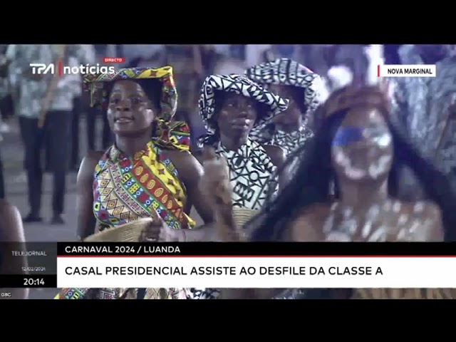 Carnaval 2024, Luanda - 13 grupos da classe A desfilam na Nova Marginal