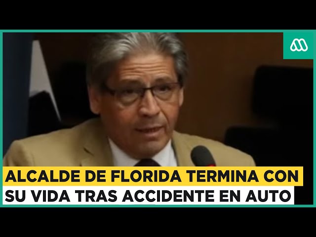 Fallece alcalde de Florida: Terminó con su vida tras accidente automovilístico