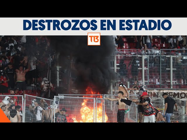 Ministro Pizarro y destrozos en el Estadio Nacional