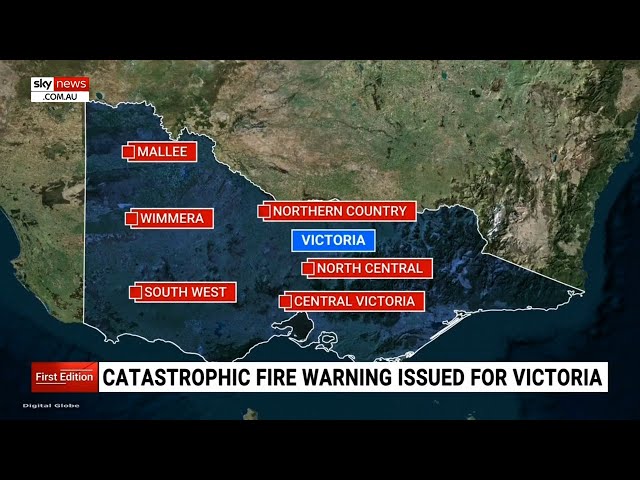 Catastrophic fire warning issued for Victoria