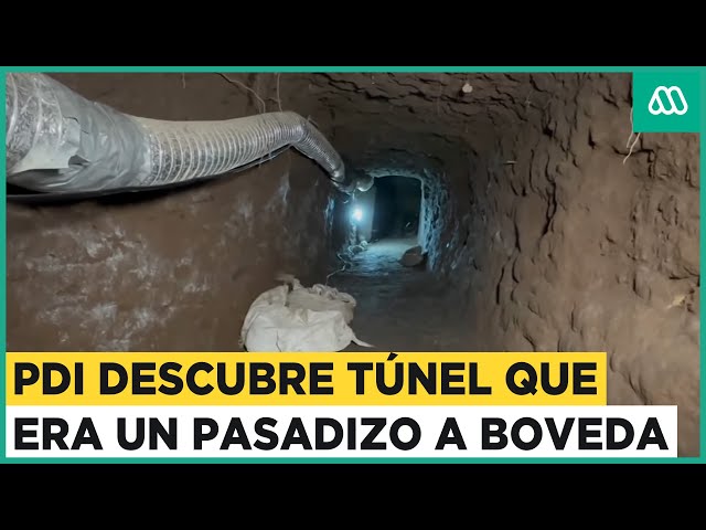 Descubren impresionante túnel en Rancagua: Era utilizado como pasadizo a una bóveda con dinero