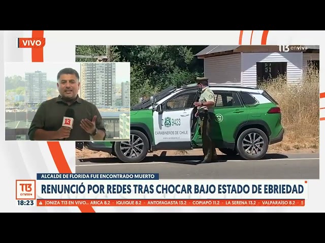 Alcalde de Florida renunció por redes tras chocar bajo estado de ebriedad