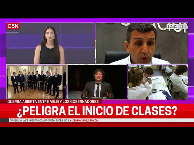 Por la falta de envió de fondos de Nación PELIGRA el inicio de CLASES en las PROVINCIAS