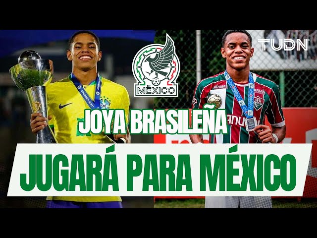 ¡México roba joya a Brasil!  Matheus Reis JUEGA con el TRI Sub-18 | TUDN