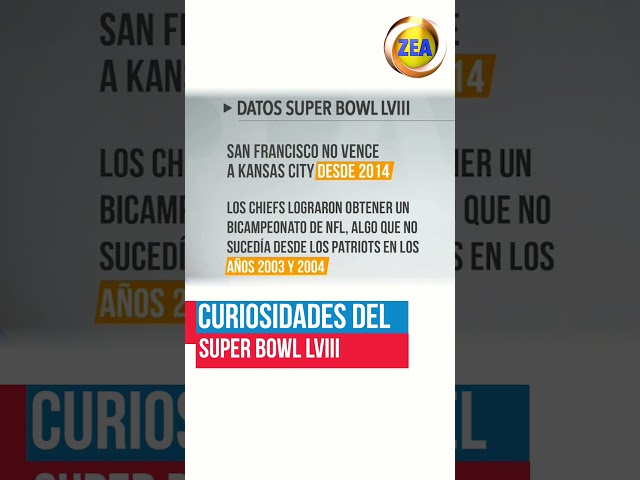 Curiosidades del #SuperBowlLVIII | Shorts | Zea