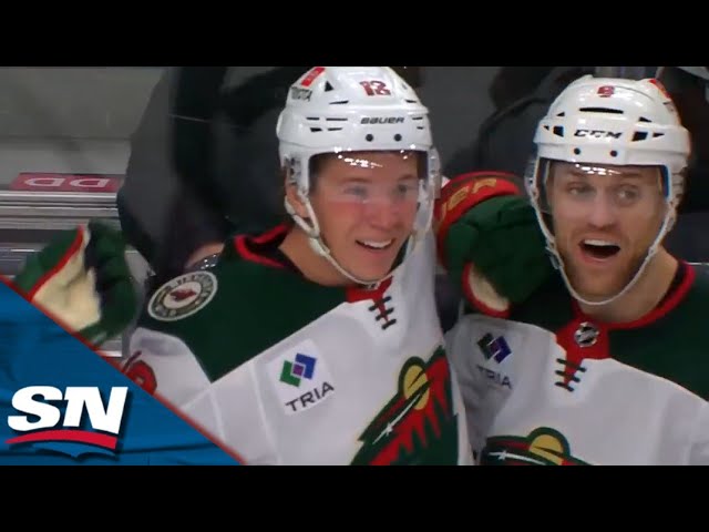⁣Wild's Marco Rossi And Matt Boldy Record Two Goals In 61 Seconds vs. Golden Knights