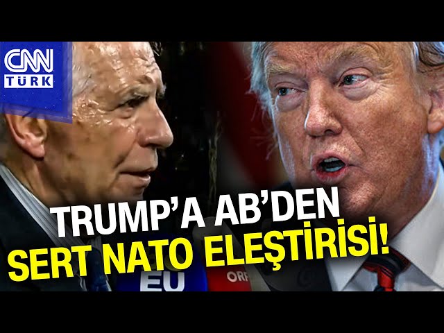 Trump'a Sert NATO Eleştirisi! Trump'ın NATO Tehdidine AB'den Yanıt Geldi... #Haber