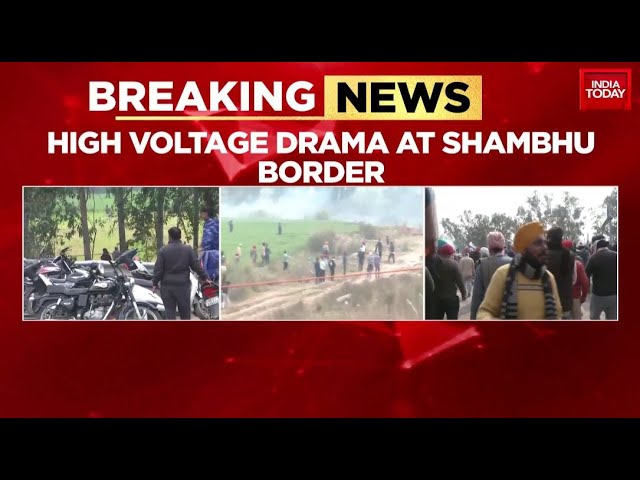 Farmers' Protest: Farmers Detained At Shambhu Border | Farmers Delhi Chalo March