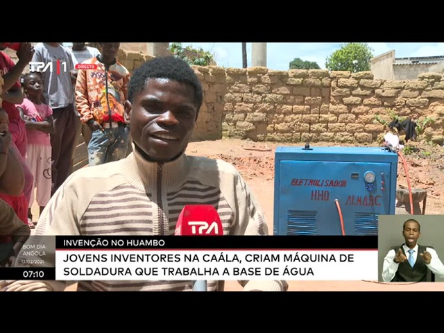 Invenção no Humabo - Jovens inventores na Caála, criam máquina de soldadura que trab. a base de água